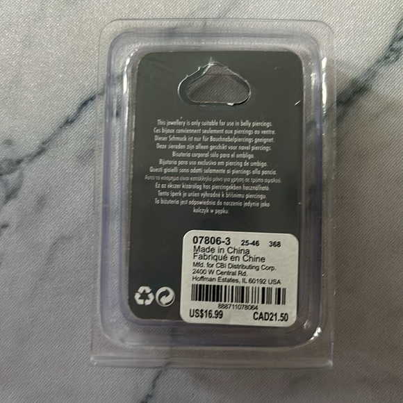 Bellybutton ring titanium - Picture 2 of 2